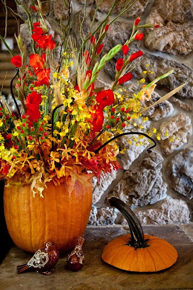 Pumpkin Fun - Flower Arranging Workshop