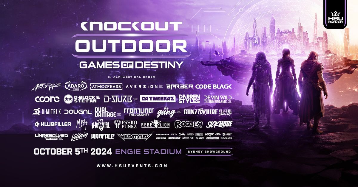 KNOCKOUT OUTDOOR 2024 GAMES OF DESTINY ENGIE STADIUM HSU OFFICIAL