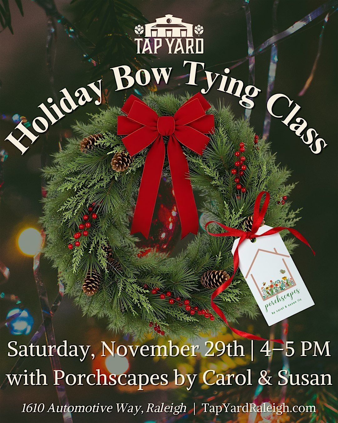 Holiday Bow Tying Class