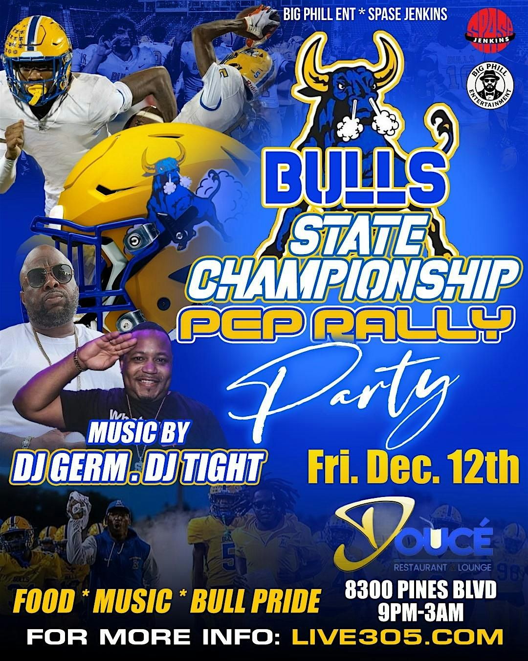 NW BULLS STATE CHAMPIONSHIP PEP RALLY PARTY