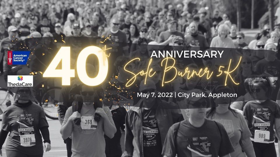 Sole Burner 5K Walk/Run City Park, Appleton, WI May 7, 2022
