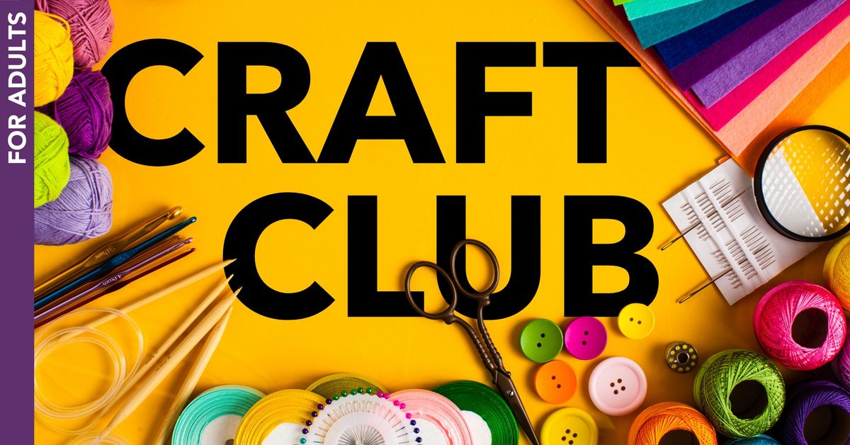 Craft Club Muskegon Township Branch of MADL October 25, 2024