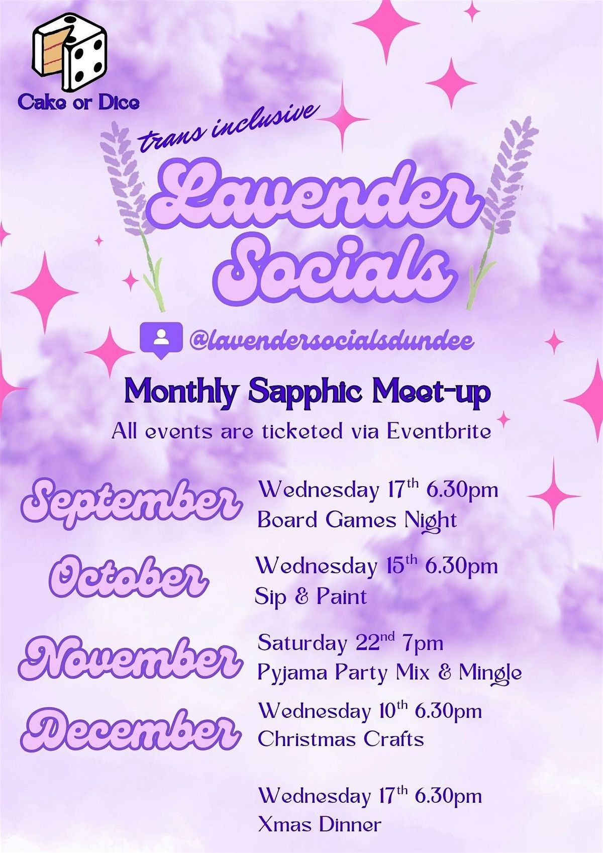 Lavender Socials Christmas Dinner