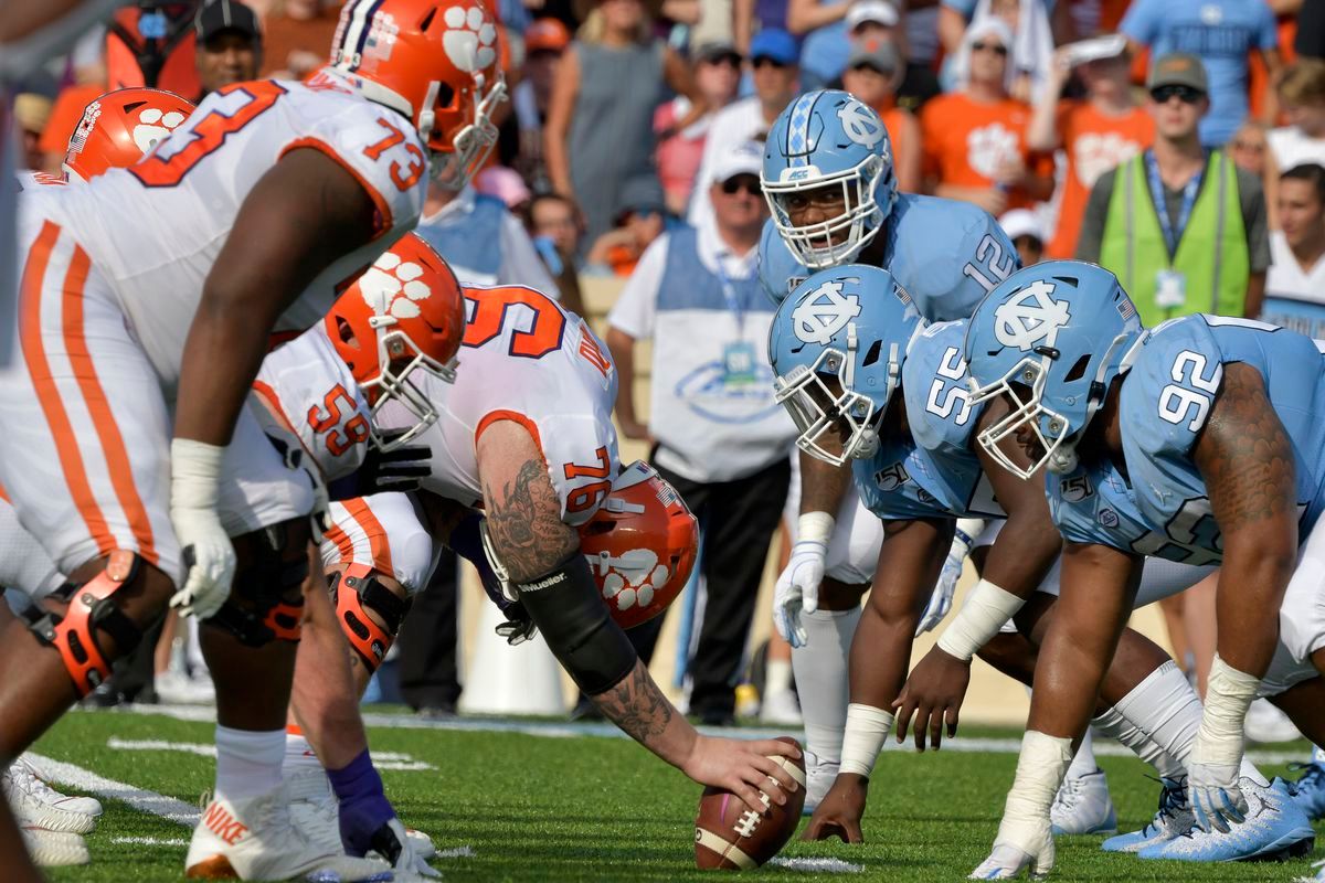 Clemson Tigers at North Carolina Tar Heels Football at Kenan Stadium