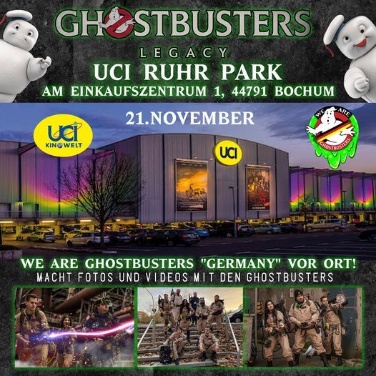 Ghostbusters Legacy Im UCI Bochum At UCI Deutschland Bochum On 21st 