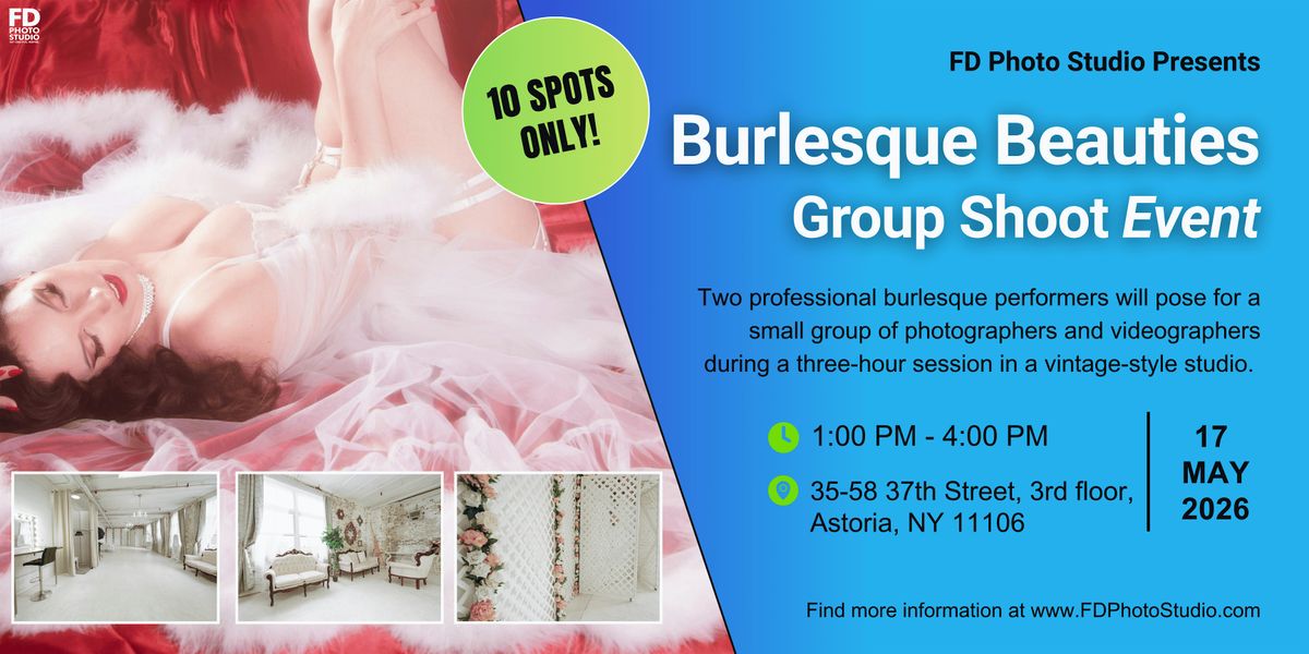 Burlesque Photography Event in Astoria NY