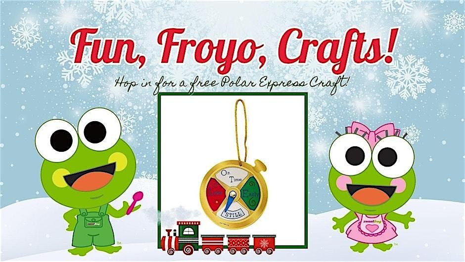 All Aboard for a Free Polar Express\u2122 Craft at sweetFrog Germantown!