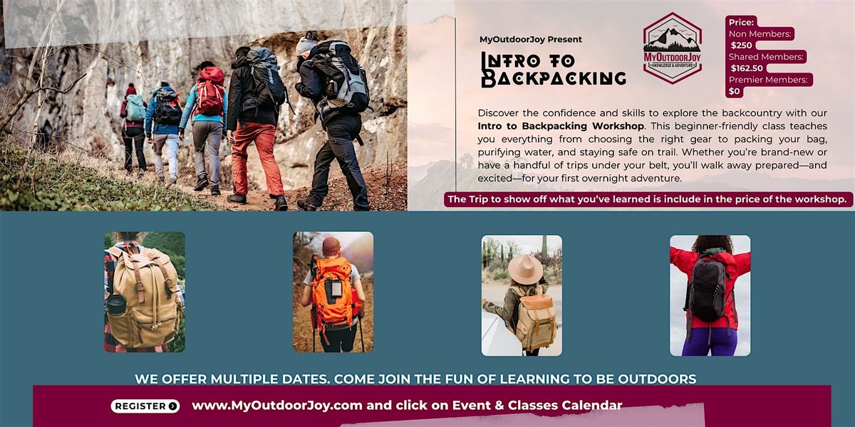 Intro to Backpacking Workshop