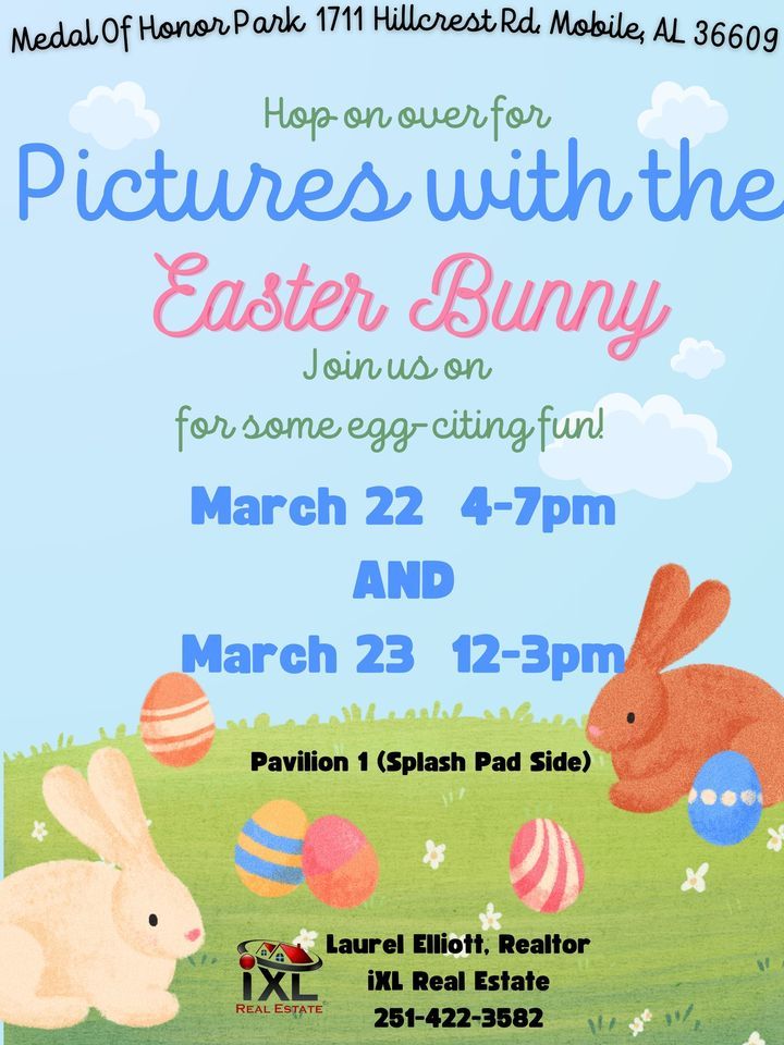 Pictures with the Easter Bunny | Medal of Honor Park, Mobile, AL ...