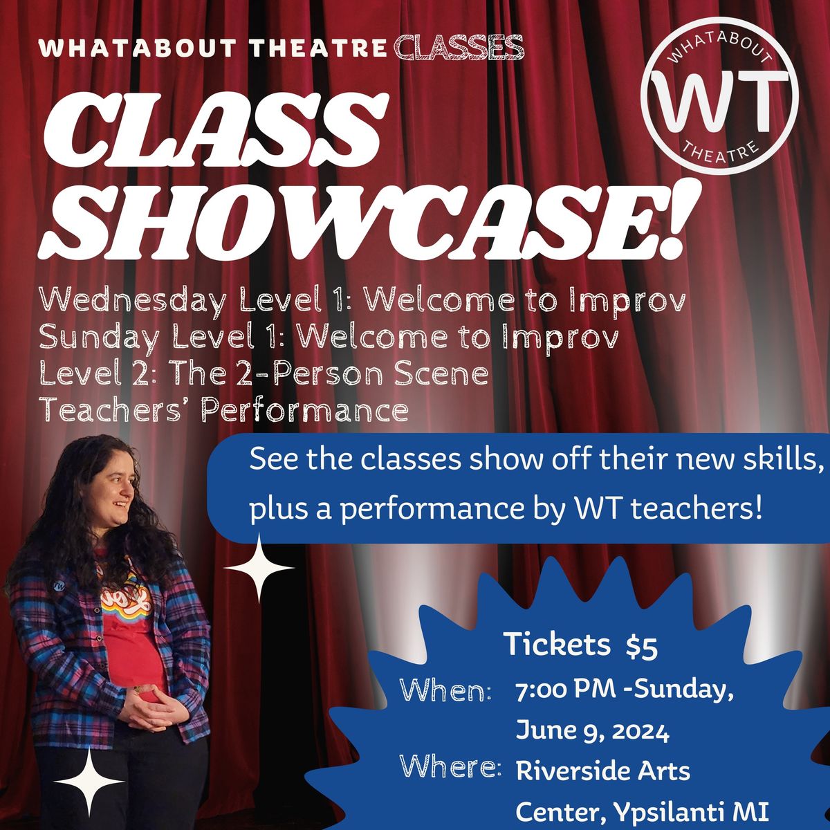 Whatabout Theatre Class Showcase | Riverside Arts Center, Ypsilanti, MI ...