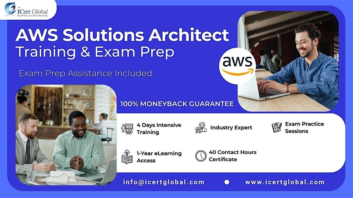 AWS Solution Architect Training | 4-Day Bootcamp in Danville, CA