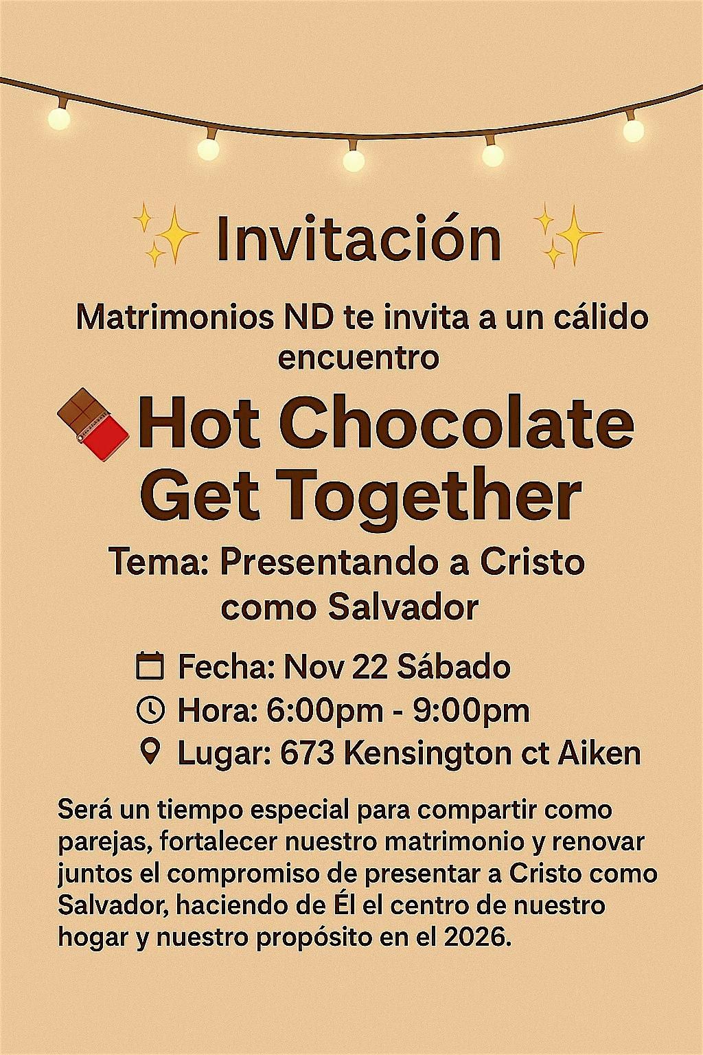 Hot Chocolate Get Together