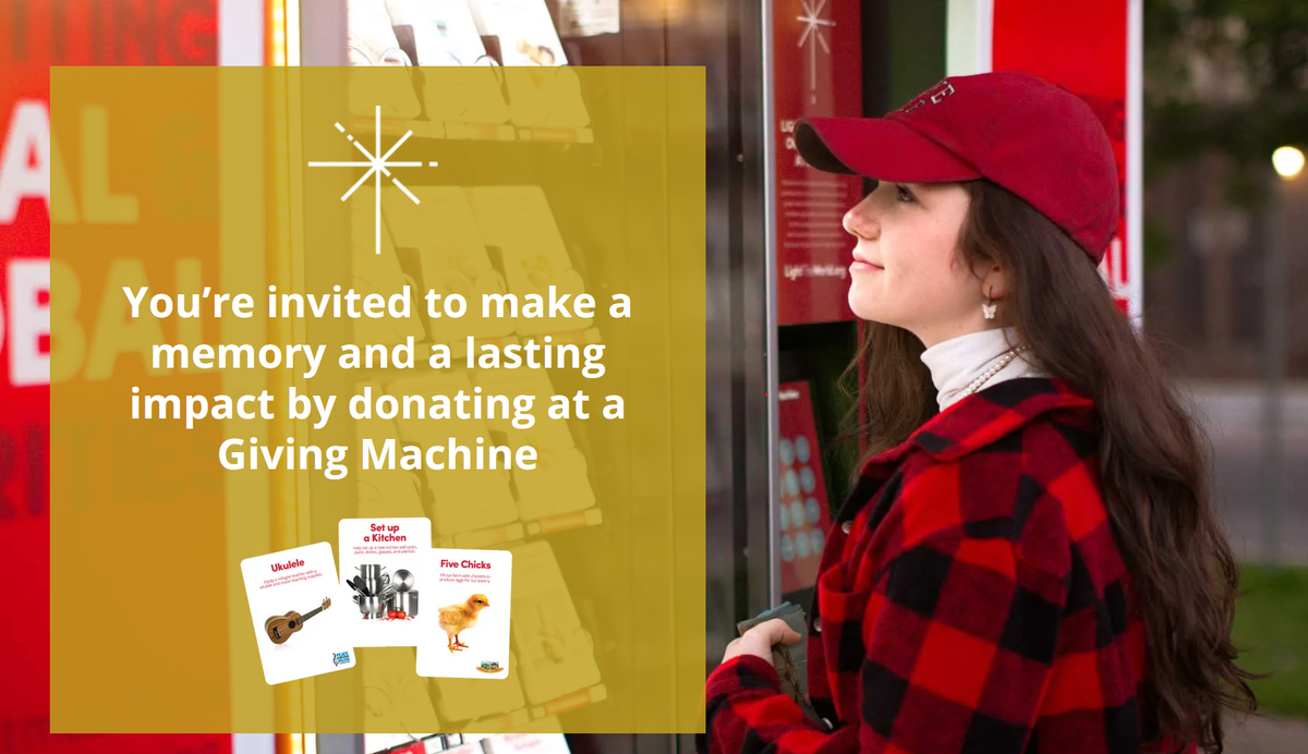 Event Name:  Light the World By Visiting the Giving Machine at Desert Ridge Marketplace