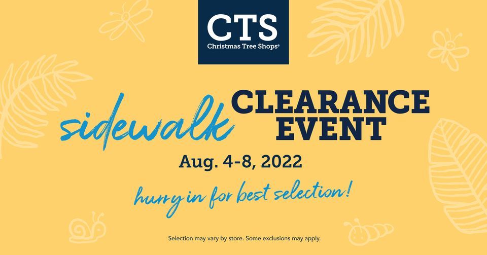 CTS Bangor Sidewalk Clearance Event Christmas Tree Shops (Bangor