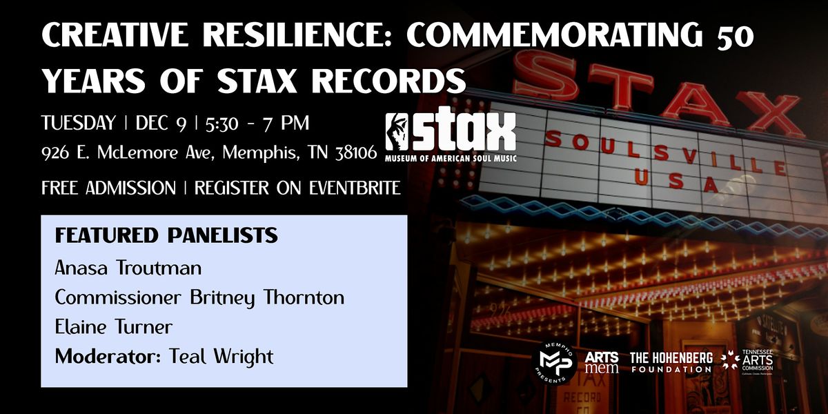 Creative Resilience: Commemorating 50 Years of Stax Records