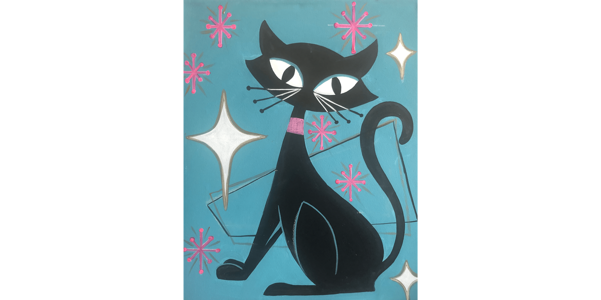 Atomic Kitty - Paint and Sip in Houston | Classpop!\u2122