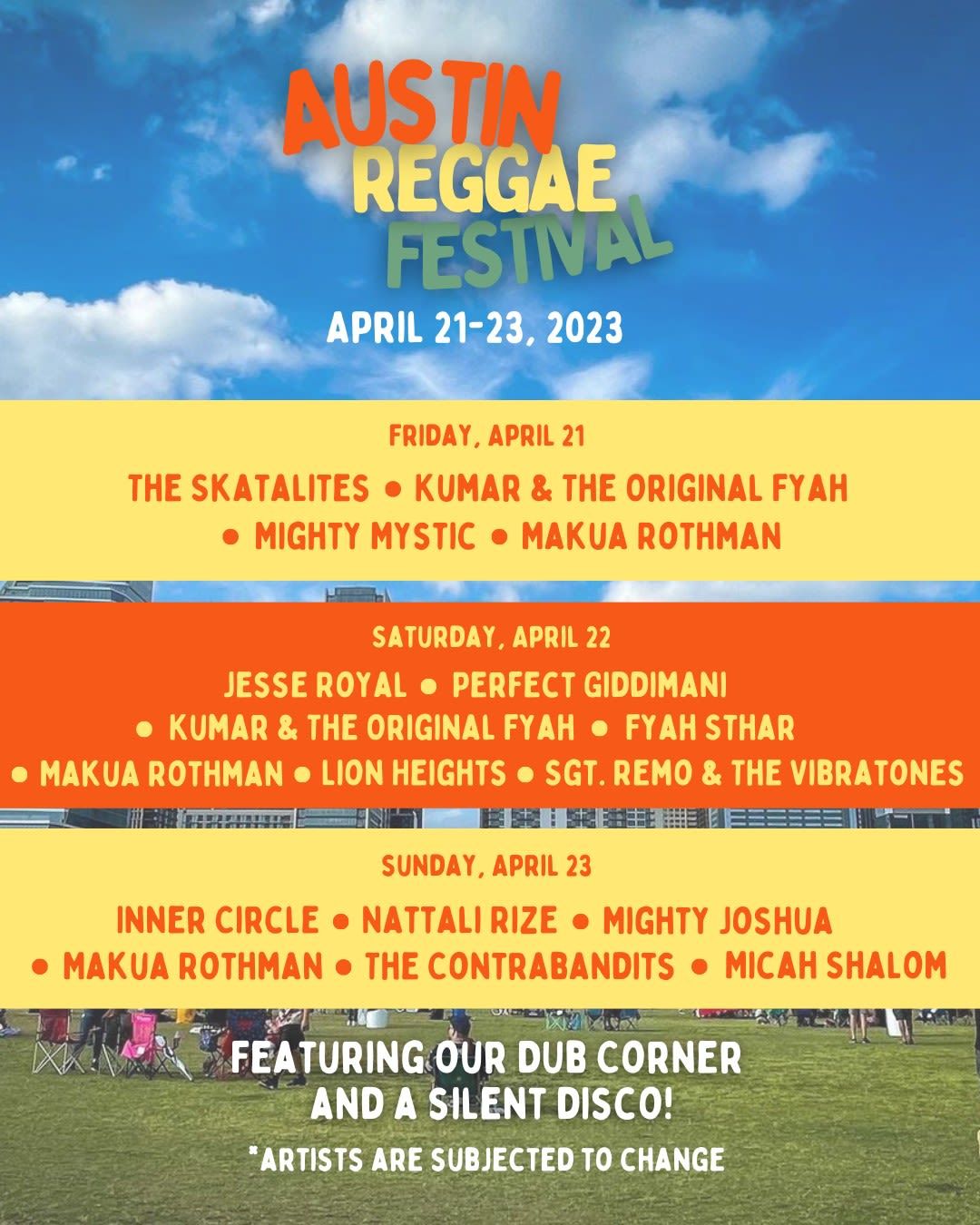 Austin Reggae Festival - Sunday at Auditorium Shores