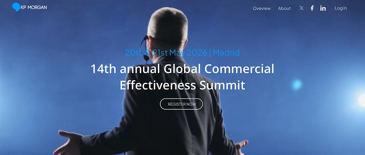 Global Commercial Effectiveness Summit in Madrid, Spain 2026