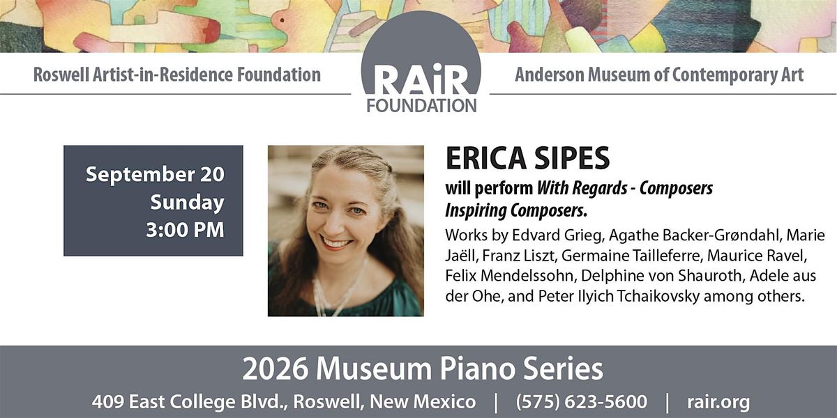 2026 Museum Piano Series - Erica Sipes