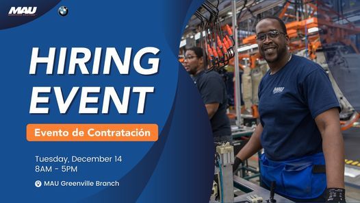 MAU at BMW Hiring Event