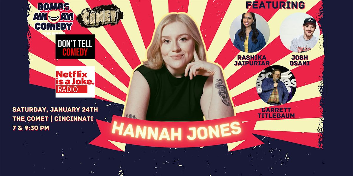 Comedy At The Comet | HANNAH JONES