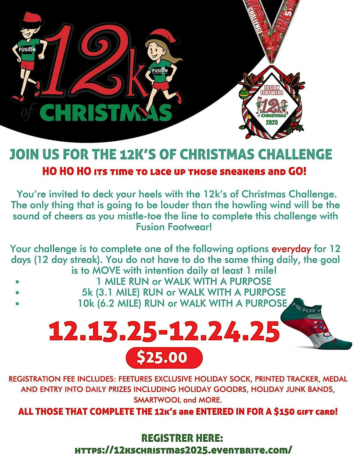 12K's of Christmas Challenge 2025