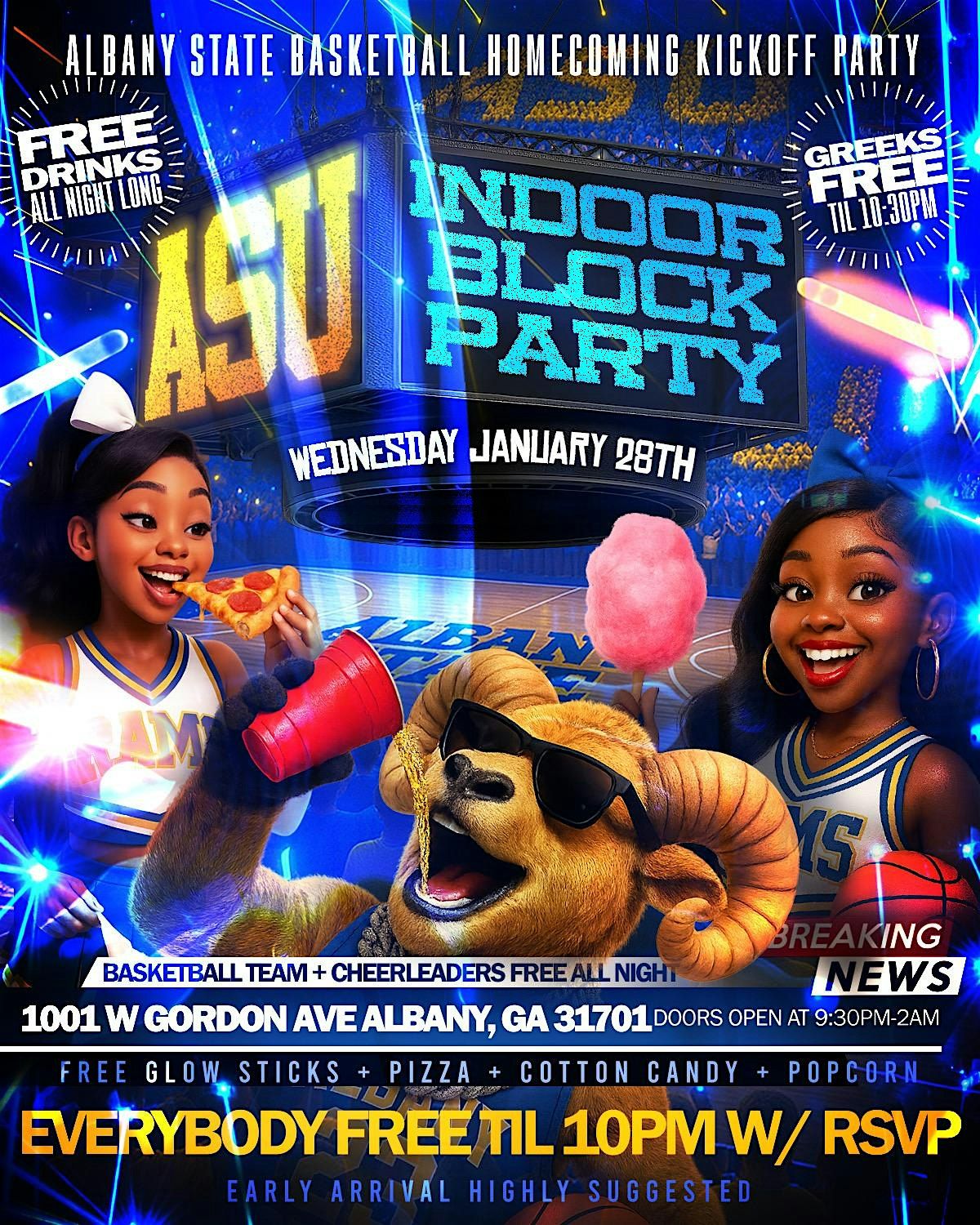 AMW PRESENTS ASU INDOOR BLOCK PARTY