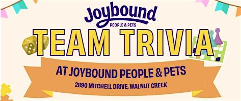 Joybound People & Pets: Team Trivia Night!
