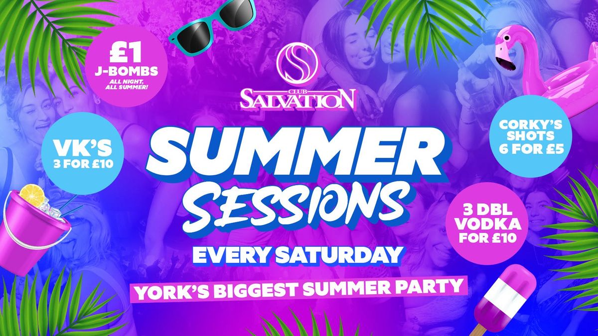 SALVATION SUMMER SESSIONS: York's Biggest Summer Bank Holiday Party