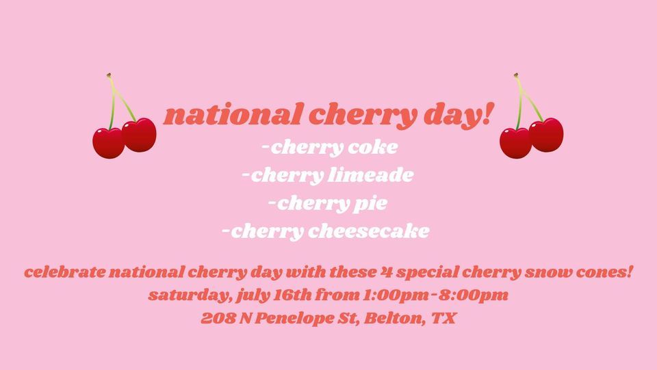 NATIONAL CHERRY DAY