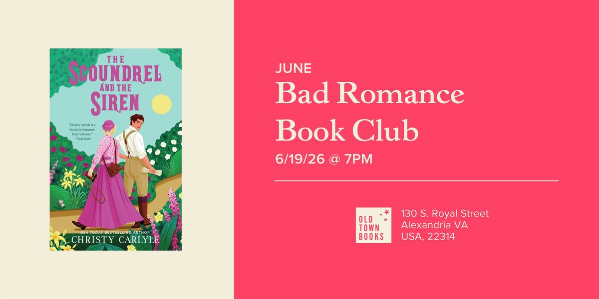 June Bad Romance Book Club: The Scoundrel and the Siren