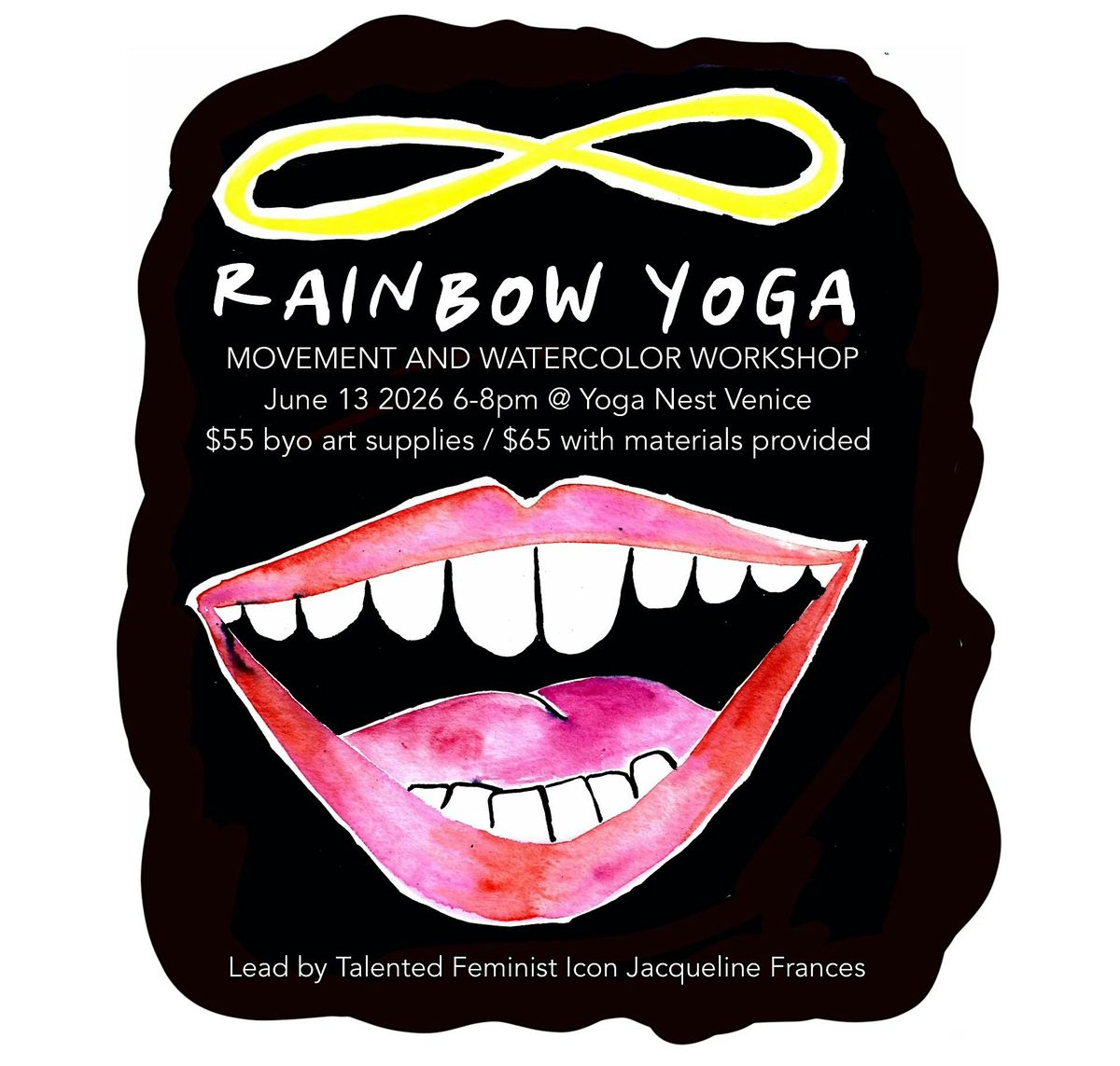 Rainbow Yoga: Movement & Watercolor Painting Workshop in Venice