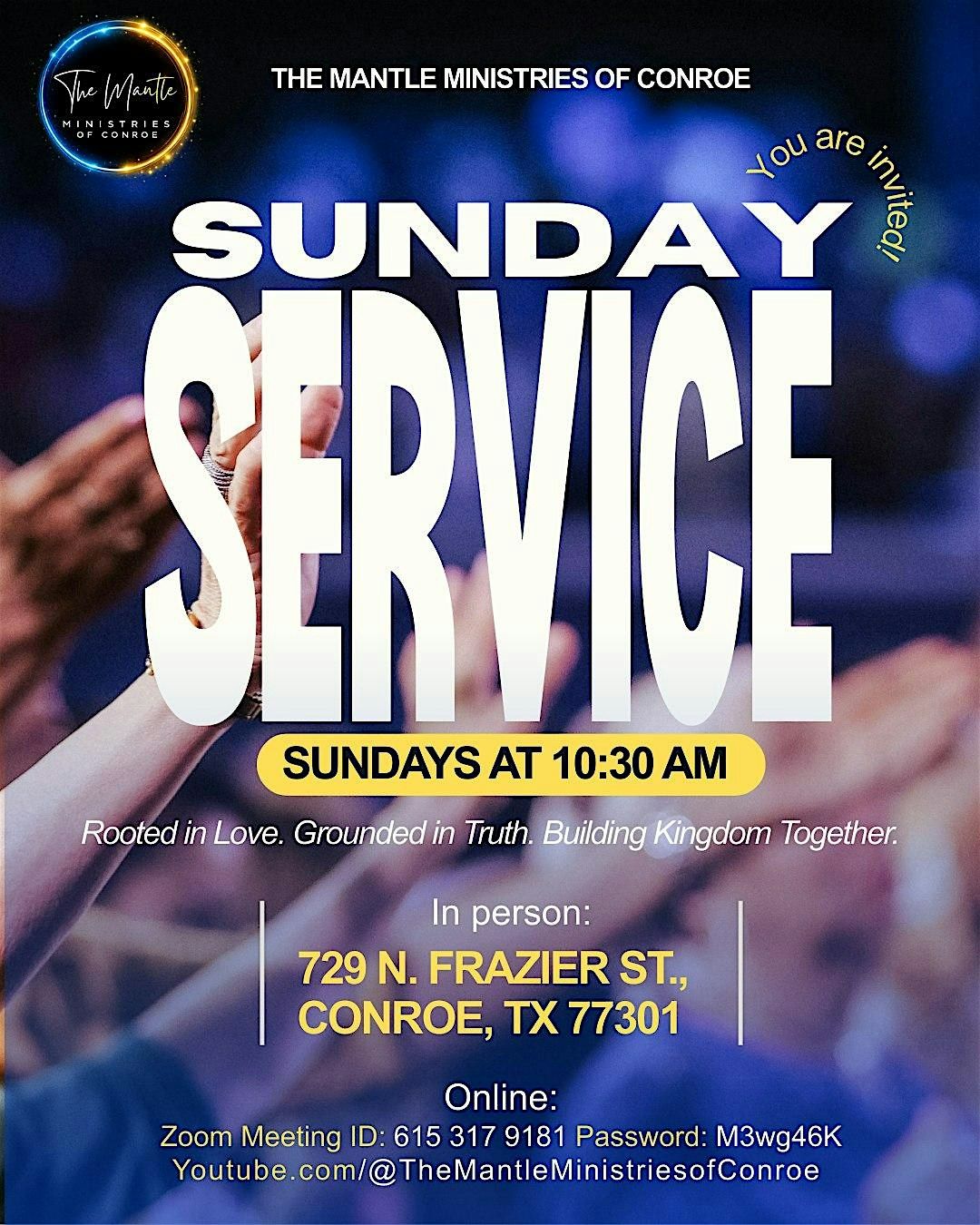 Sunday Worship Service at The Mantle