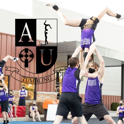 The Asbury University Tumbling Team