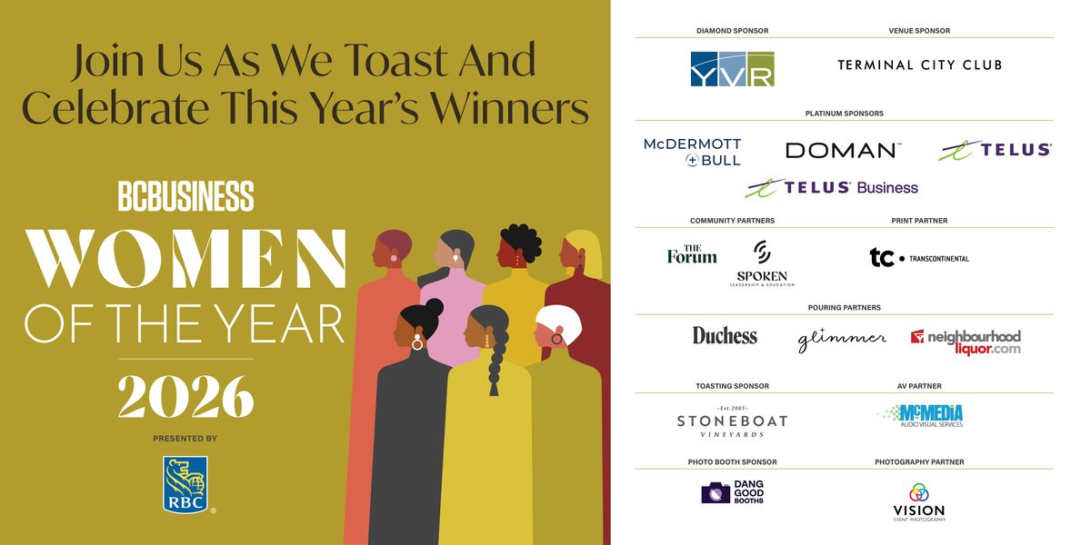 2026 BCBusiness Women of the Year Awards