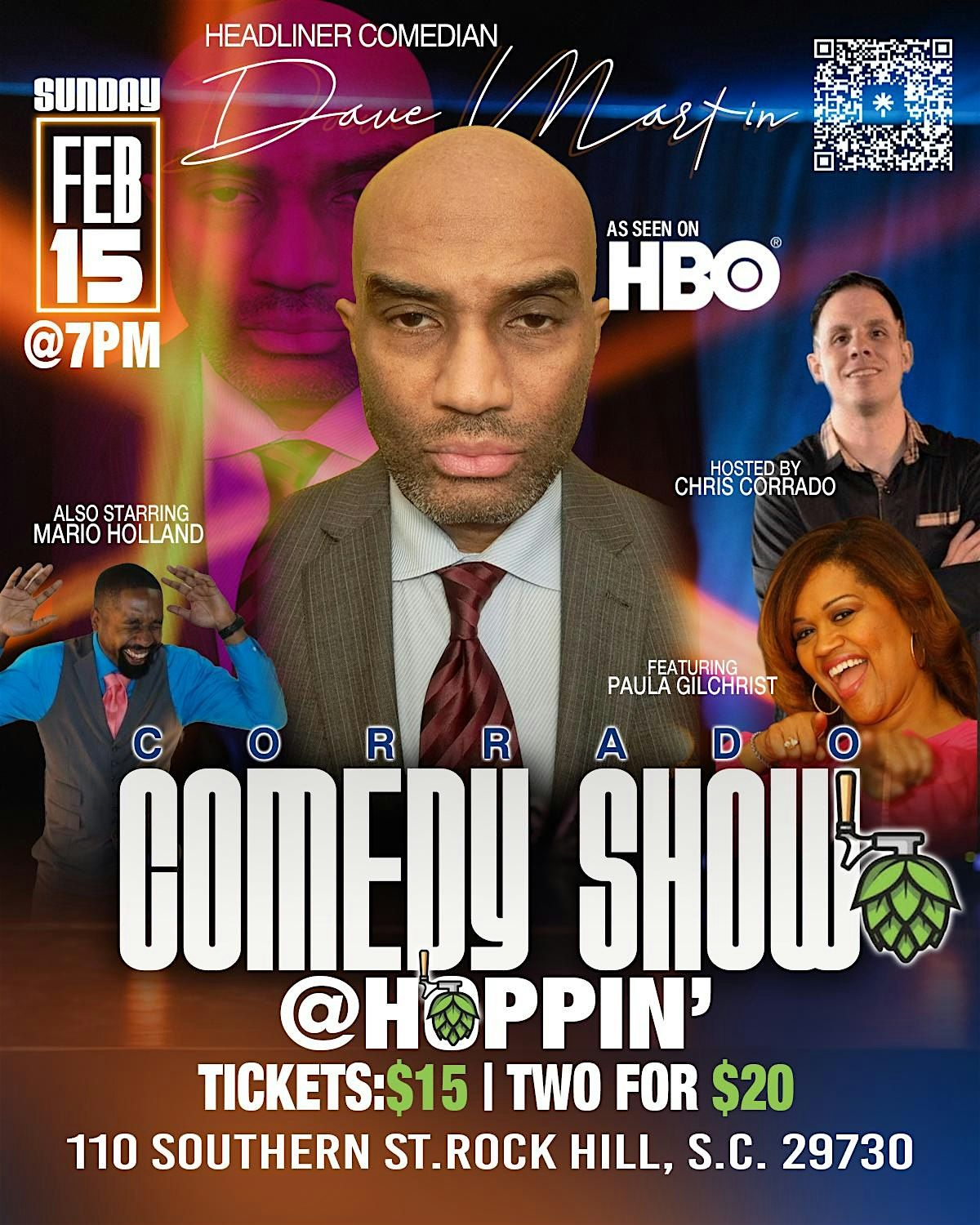 Corrado Comedy Show @ Hoppin': 2\/15\/26