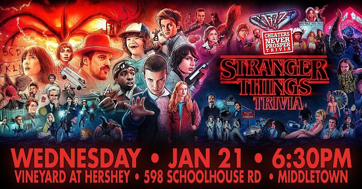 Stranger Things Trivia at The Vineyard at Hershey