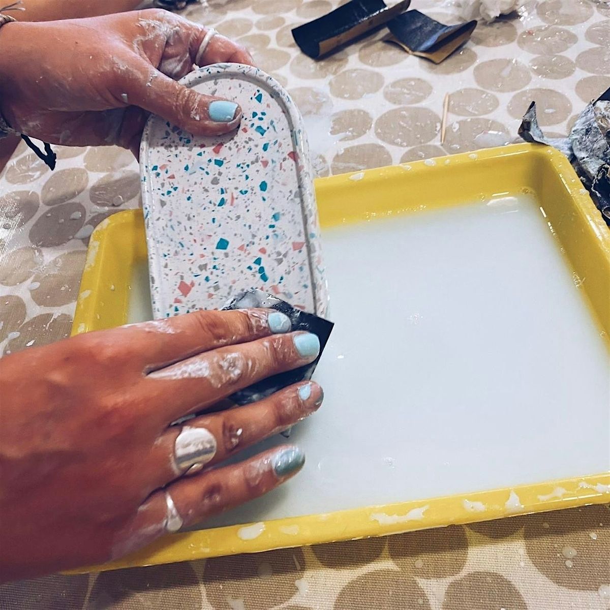 Terrazzo Workshop - Montcalm Mayfair x Dottie + Olive - London Craft Week