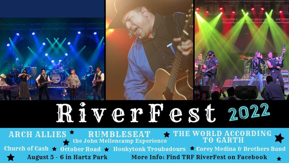 RiverFest 2022 L.B. Hartz Park, Thief River Falls, MN August 5 to