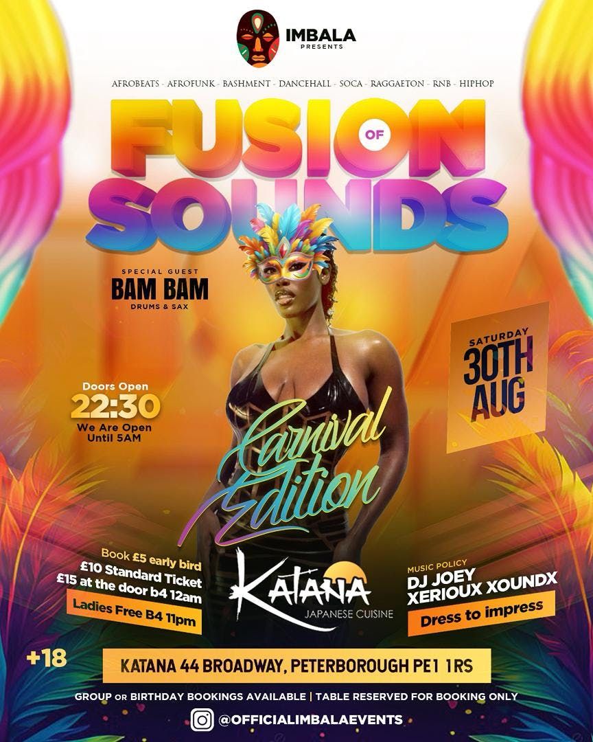 IMBALA - FUSION OF SOUNDS- CARNIVAL EDITION