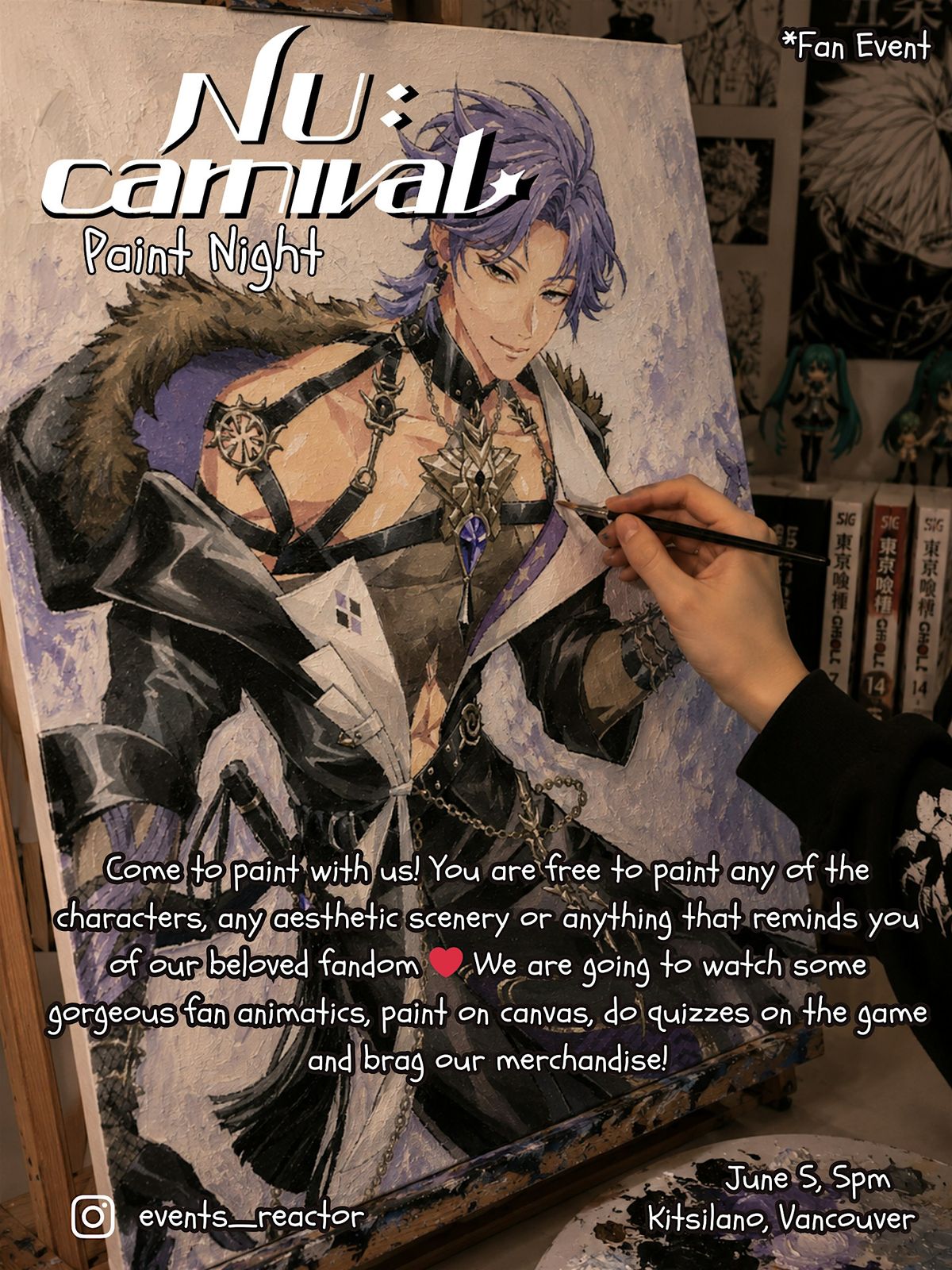 Nu: Carnival Fan Meetup | Paint Night