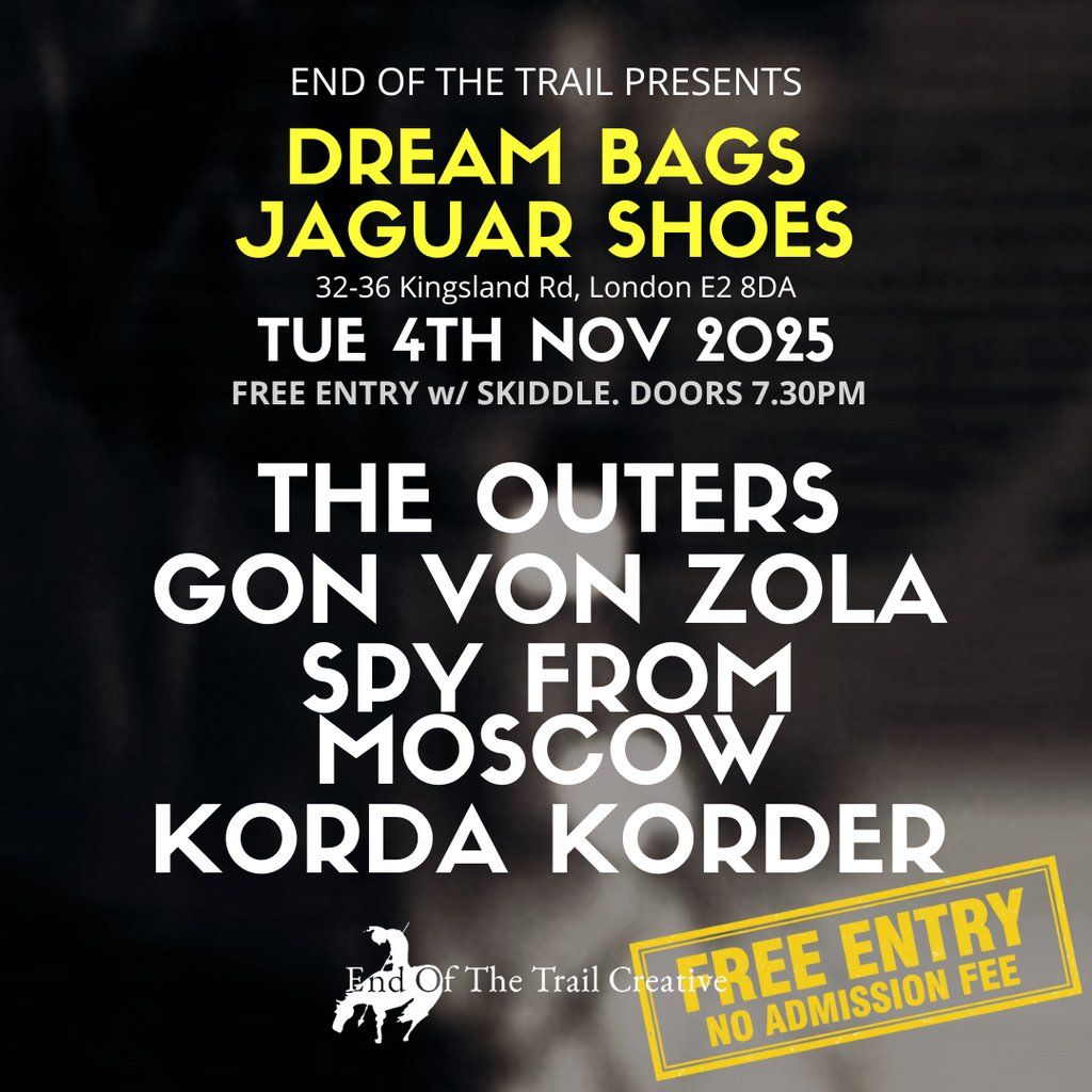 Free tix:The Outers, Gon Von Zola, Spy From Moscow + Korda Korda