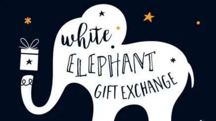 White Elephant Gift Exchange, Potluck & Gear Swap