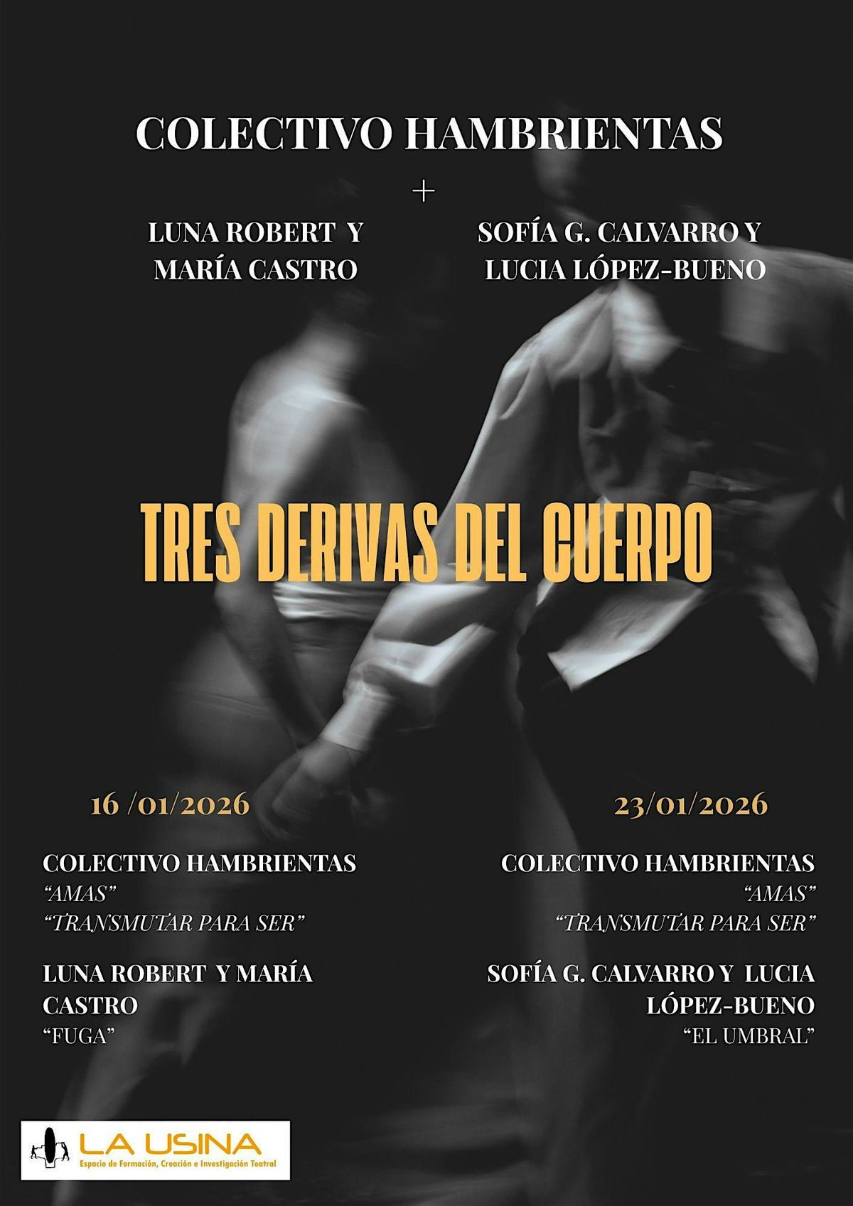 Tres derivas del cuerpo