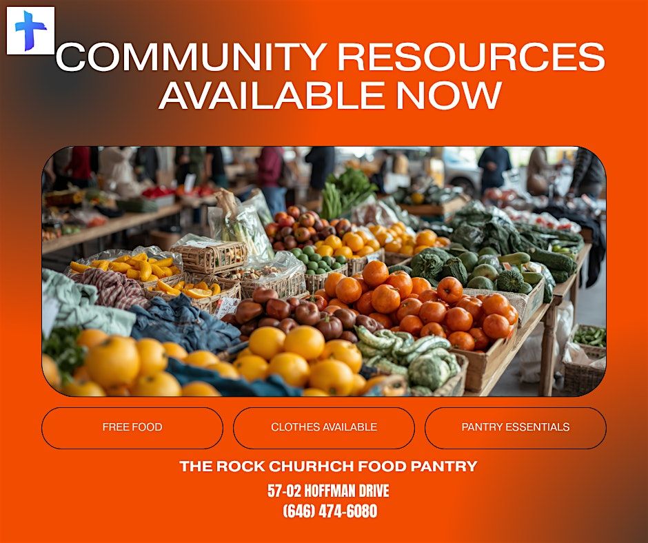 \ufe0f Free Food, Clothes & Community Help at The Rock Church