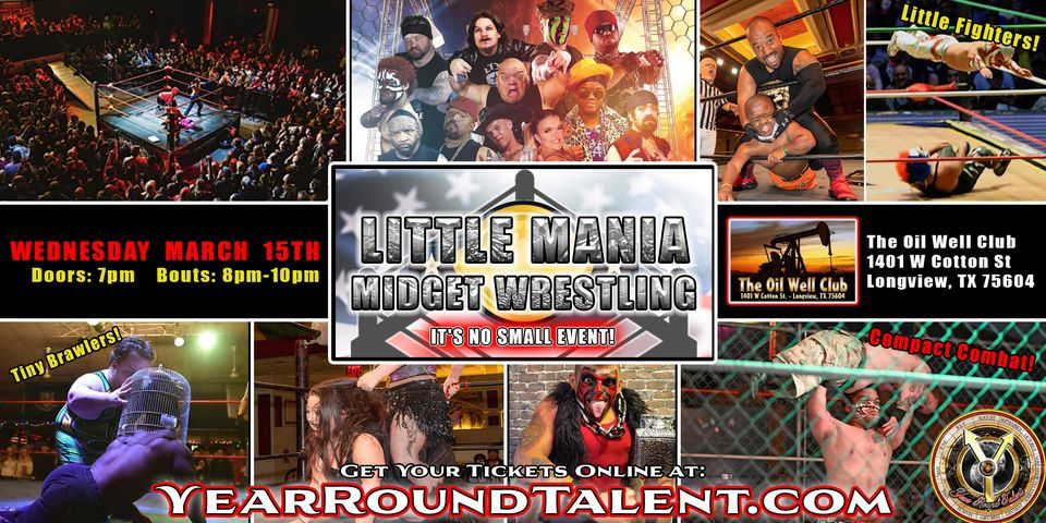 Longview, TX - Micro-Wresting All * Stars: Little Mania Rips Through the Ring!