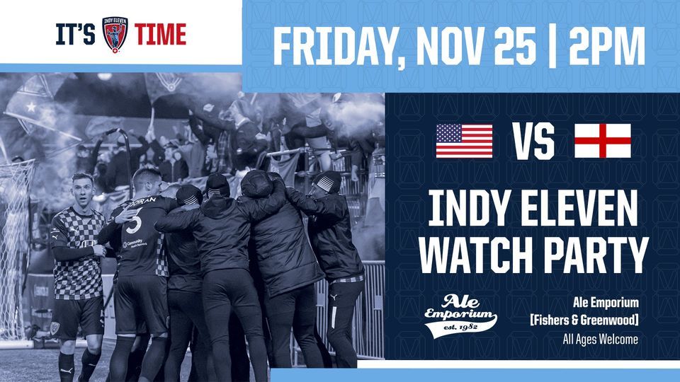 USA vs England Watch Party Ale Emporium Fishers November 25, 2022