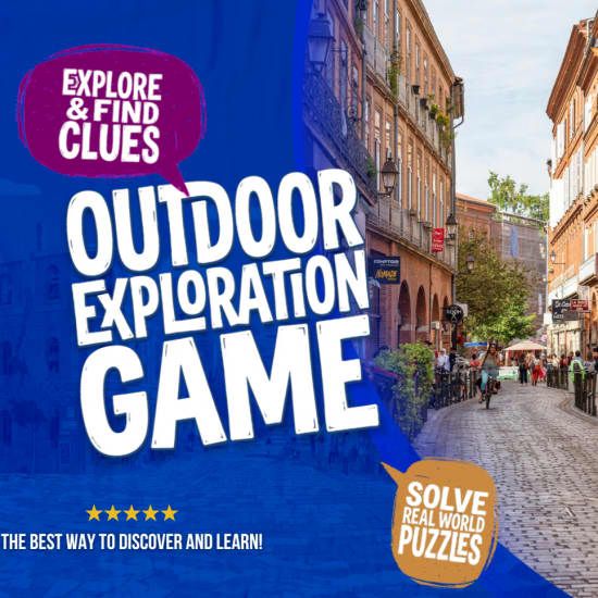 Jeu d'exploration en plein air \u00ab Toulouse romantique \u00bb