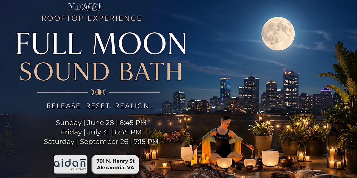 Rooftop Terrace Full Moon Sound Bath