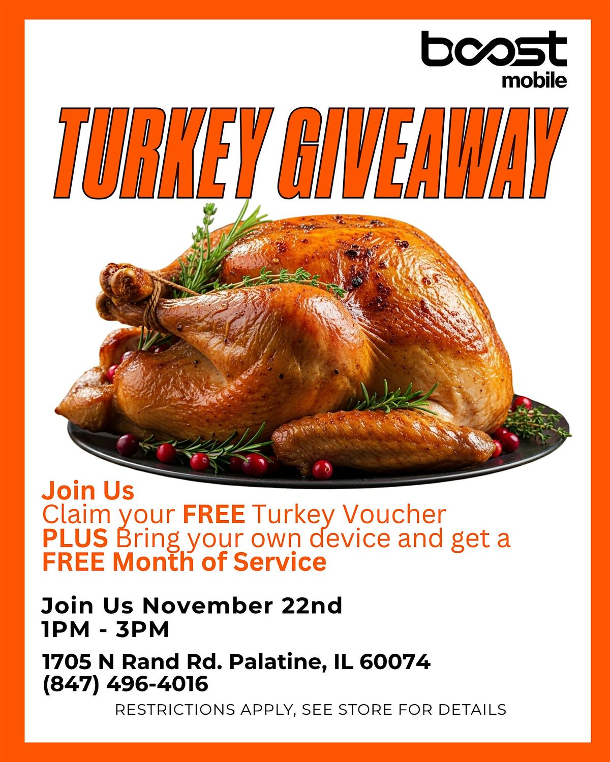 Turkey Giveaway
